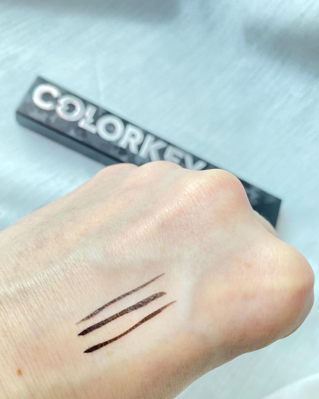 フローティングカラーリキッドアイライナー/COLORKEY/リキッドアイライナーを使ったクチコミ(6枚目)