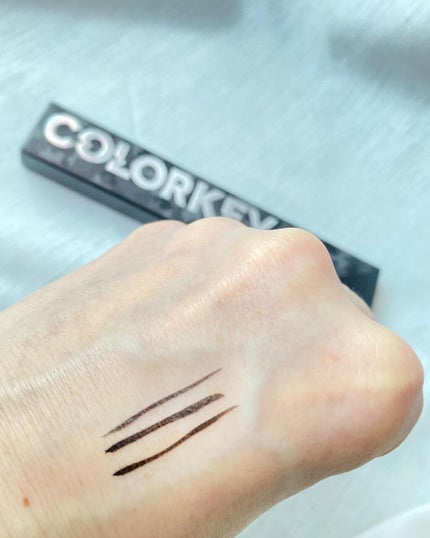 フローティングカラーリキッドアイライナー/COLORKEY/リキッドアイライナーを使ったクチコミ(6枚目)