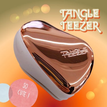 コンパクトスタイラー ローズゴールド／リュクス/TANGLE TEEZER/ヘアブラシを使ったクチコミ（1枚目）