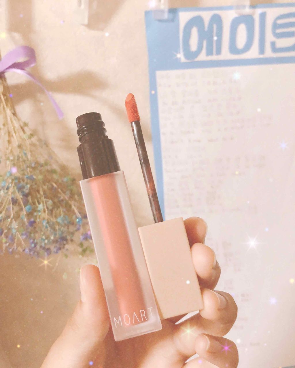 リキッドリップアート/MOART/口紅を使ったクチコミ(2枚目)