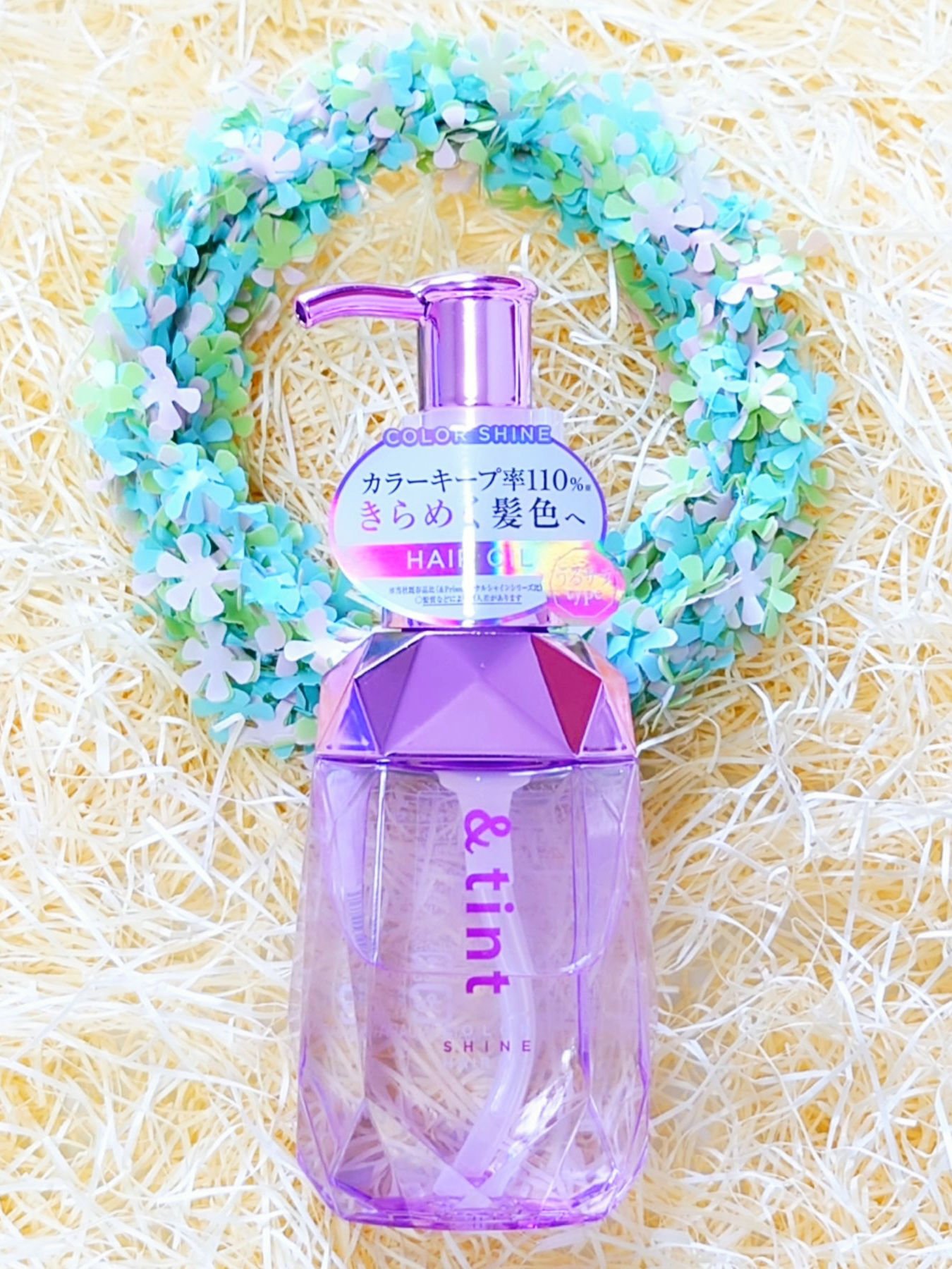 &tint アンドティント カラーシャイン ヘアオイルのクチコミ「&tint アンドティント 🩷
『アンドティント 
カラーシャイン ヘアオイル』
¥1,540.....」（1枚目）