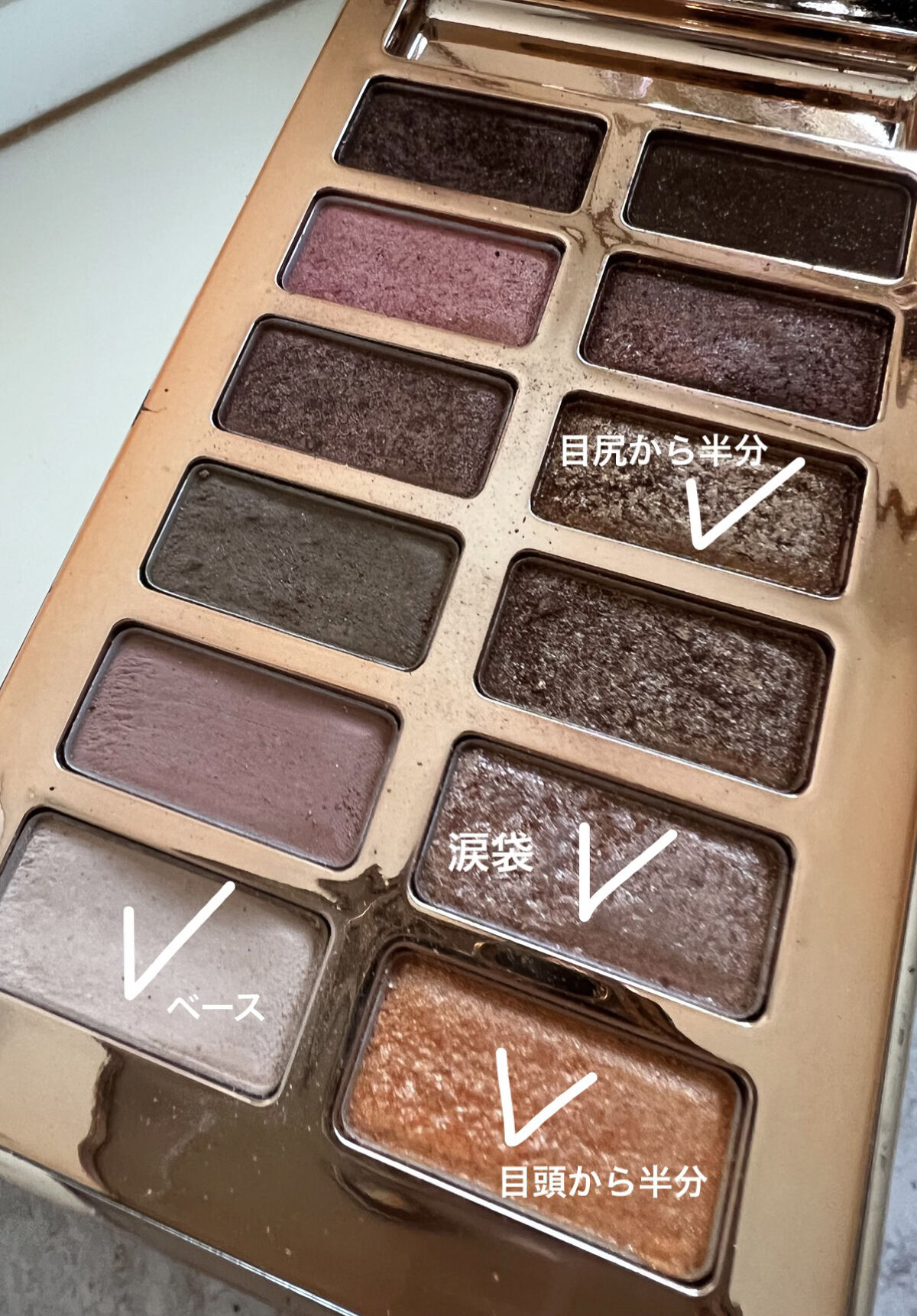 バレンタインボックス/VAVI MELLO/アイシャドウパレットを使ったクチコミ（2枚目）