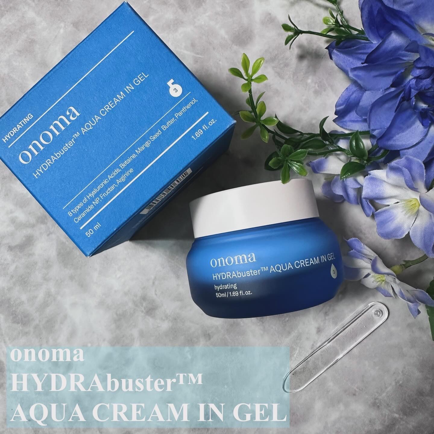 ハイドラバスターアクアクリームインジェル/onoma/フェイスクリームを使ったクチコミ（1枚目）