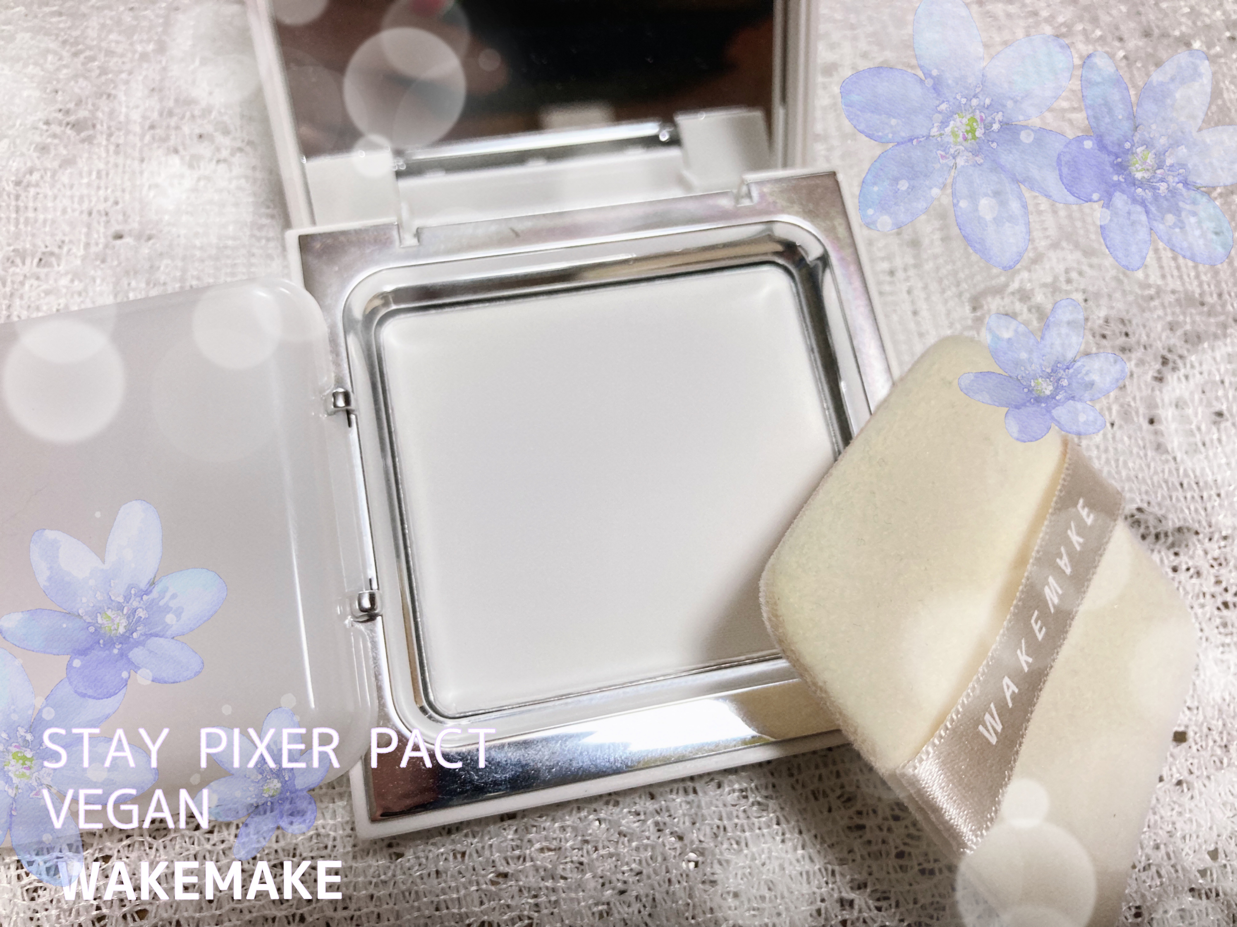 WAKEMAKE STAY PIXER PACT VEGAN/wakemake/プレストパウダーを使ったクチコミ（1枚目）