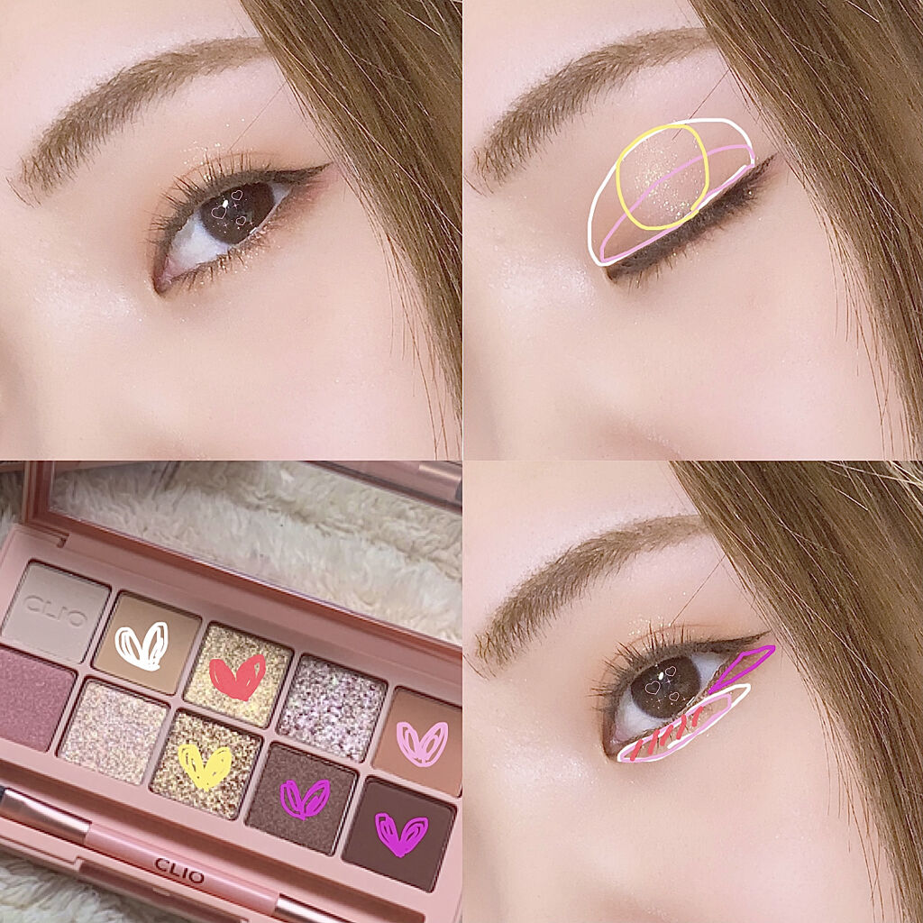 プロ アイ パレット/CLIO/アイシャドウパレットを使ったクチコミ（3枚目）
