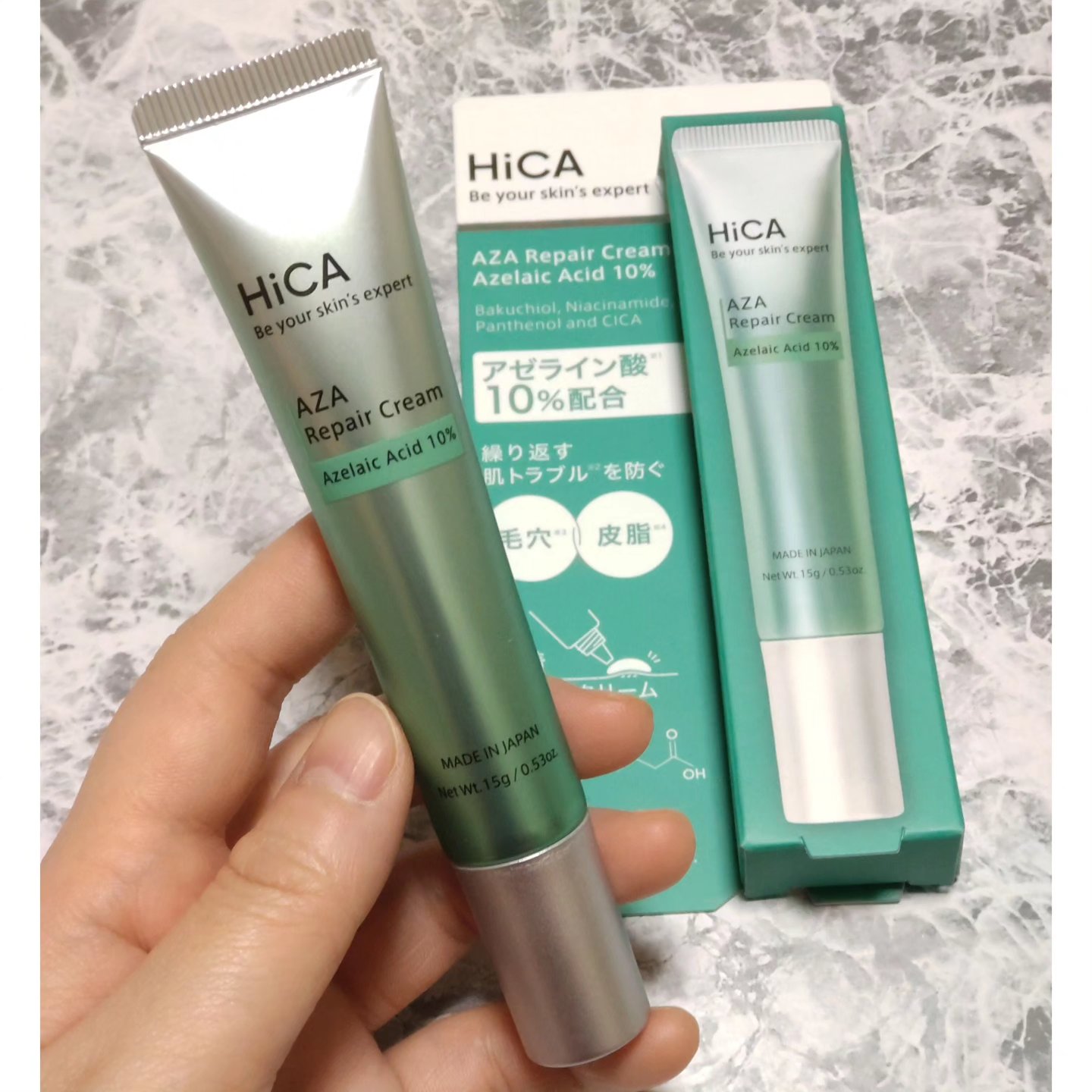 HiCA　AZAリペアクリーム アゼライン酸10%/HiCA/フェイスクリームを使ったクチコミ（1枚目）