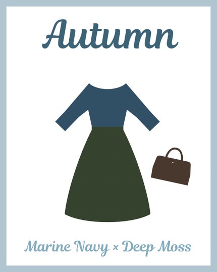 kurumi【柏】パーソナルカラーアナリスト on LIPS 「パーソナルカラー別おすすめ秋冬配色コーデ今回はネイビー編💙スプ..」(4枚目)