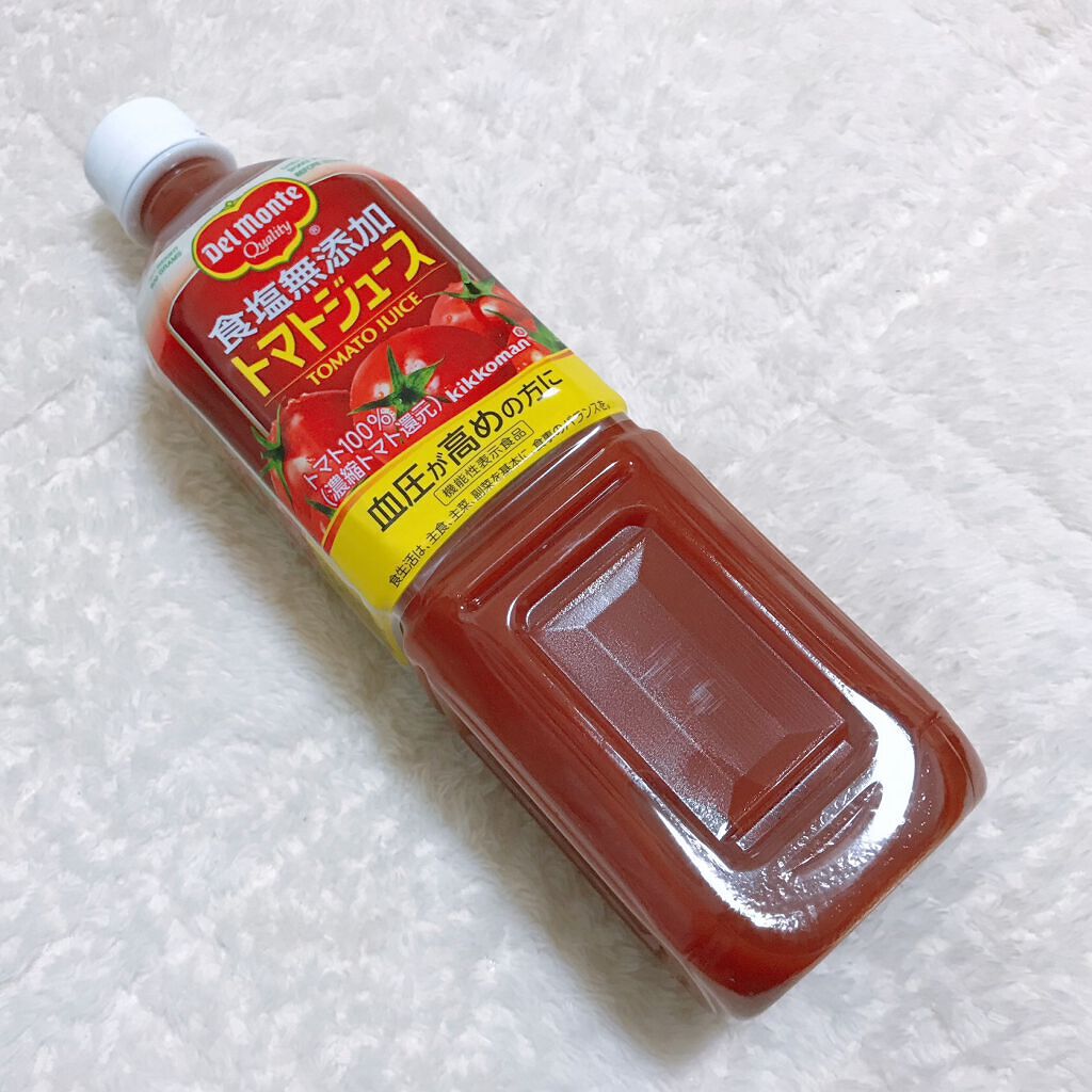 食塩無添加トマトジュース/デルモンテ/野菜ジュースを使ったクチコミ（1枚目）