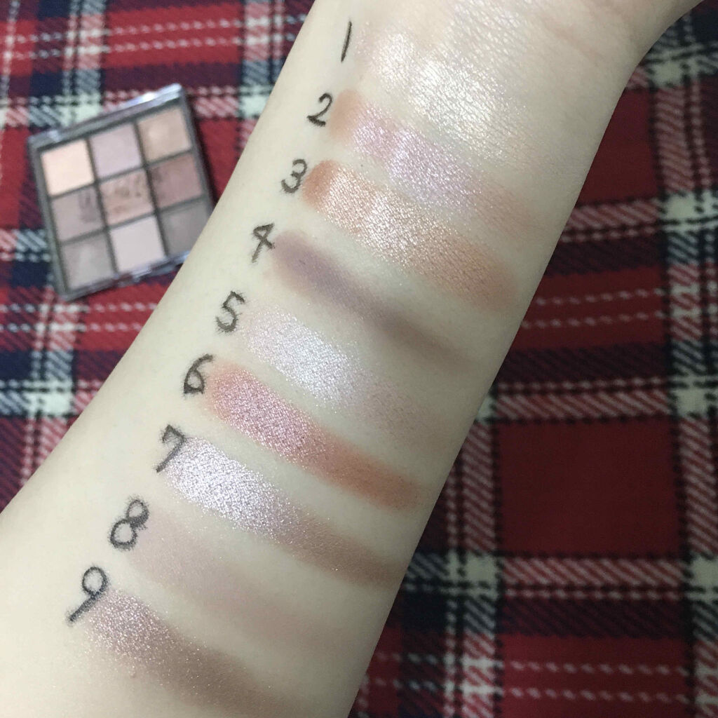 UR GLAM　BLOOMING EYE COLOR PALETTE/U R GLAM/アイシャドウパレットを使ったクチコミ（3枚目）