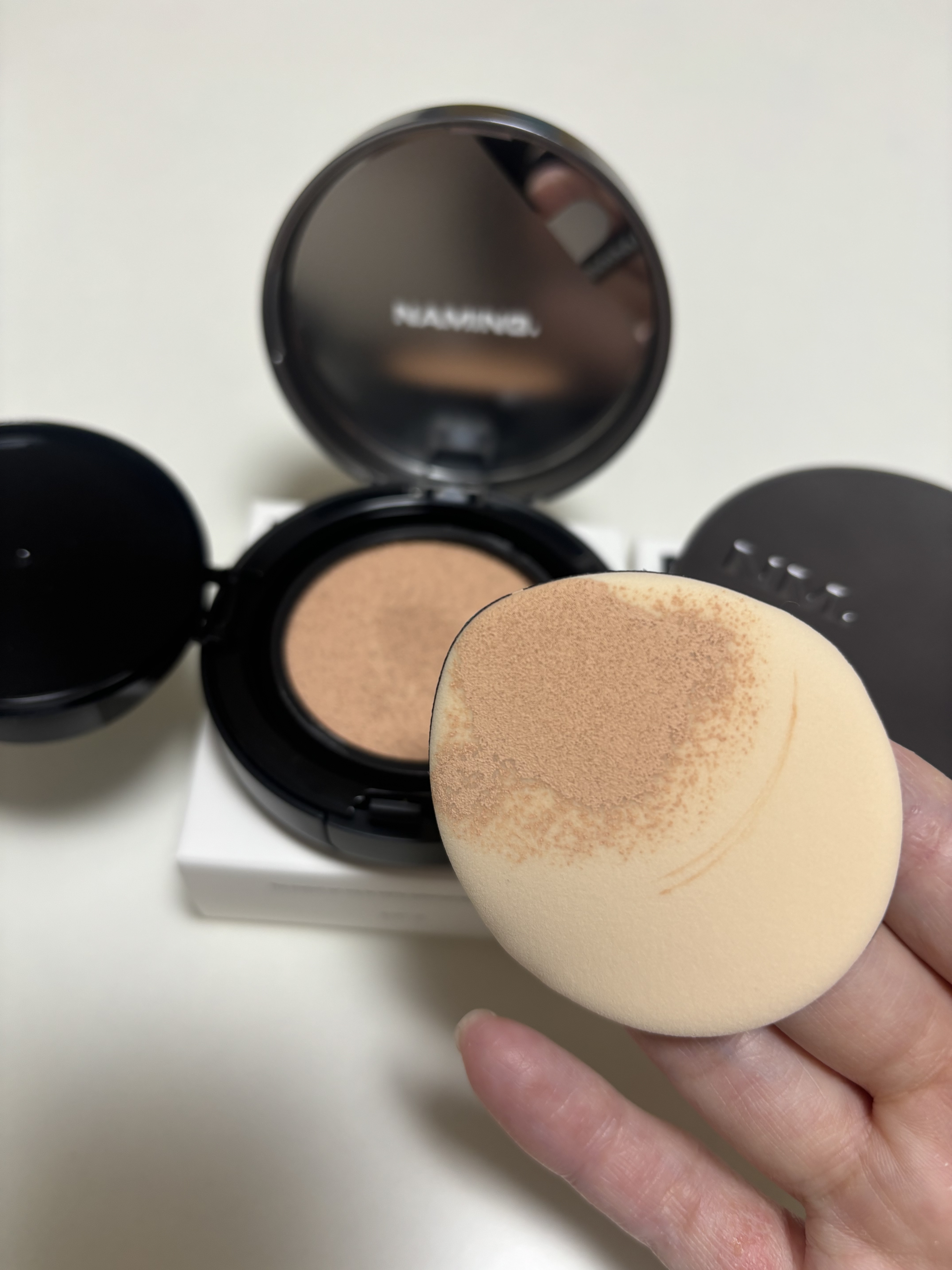 ネーミング　ソフティクリームブラッシュ/NAMING./ジェル・クリームチークを使ったクチコミ（2枚目）