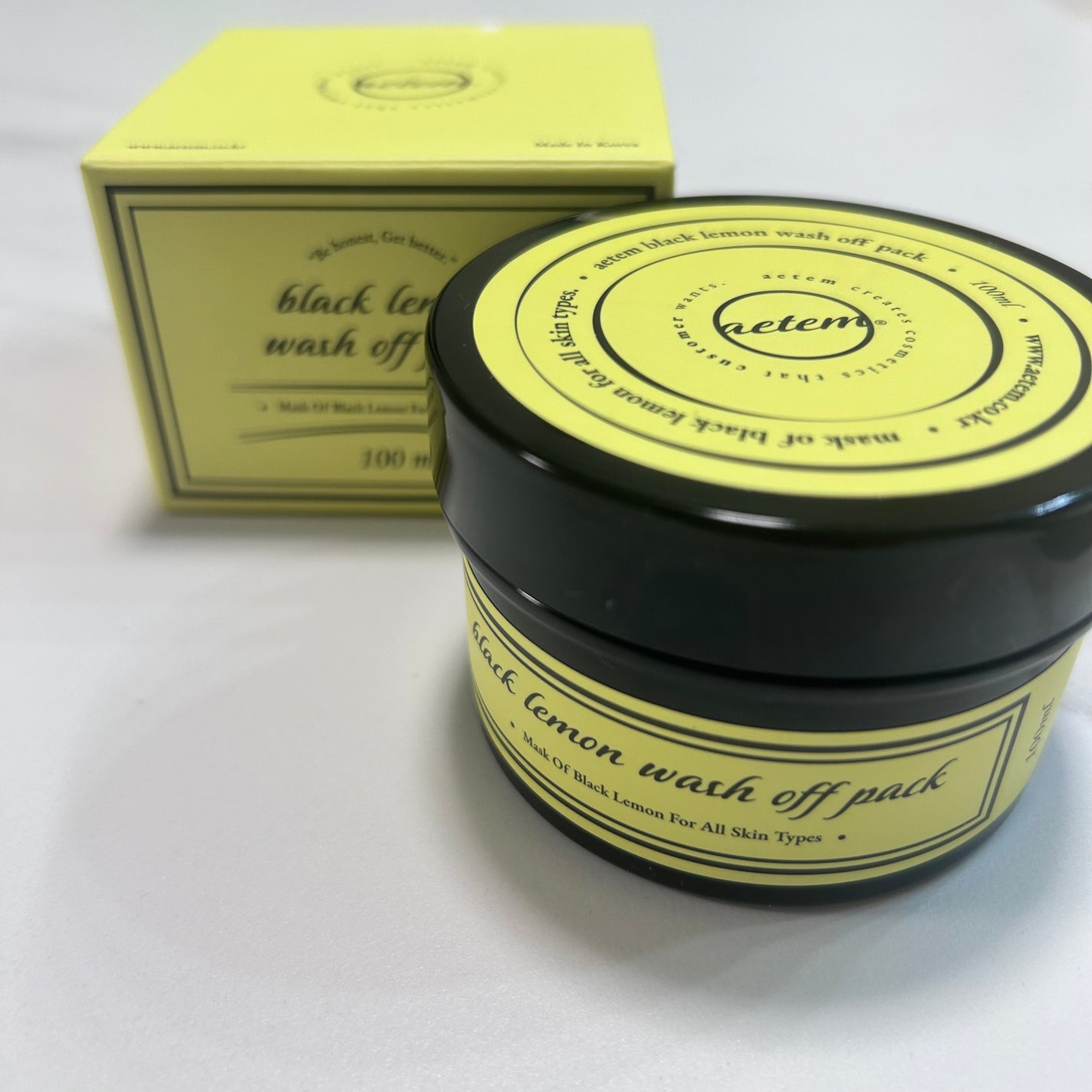 black lemon wash off pack/Aetem /洗い流すパック・マスクを使ったクチコミ(5枚目)