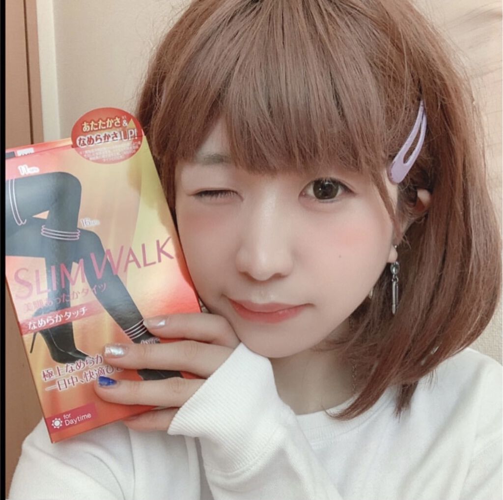 美脚タイツあったか満足＋/SLIMWALK/着圧ソックス・レギンスを使ったクチコミ（2枚目）
