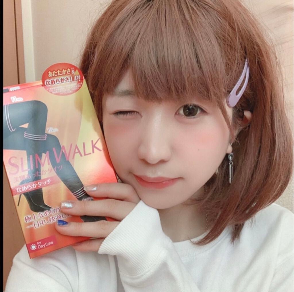 美脚タイツあったか満足+/SLIMWALK/着圧ソックス・レギンスを使ったクチコミ(2枚目)