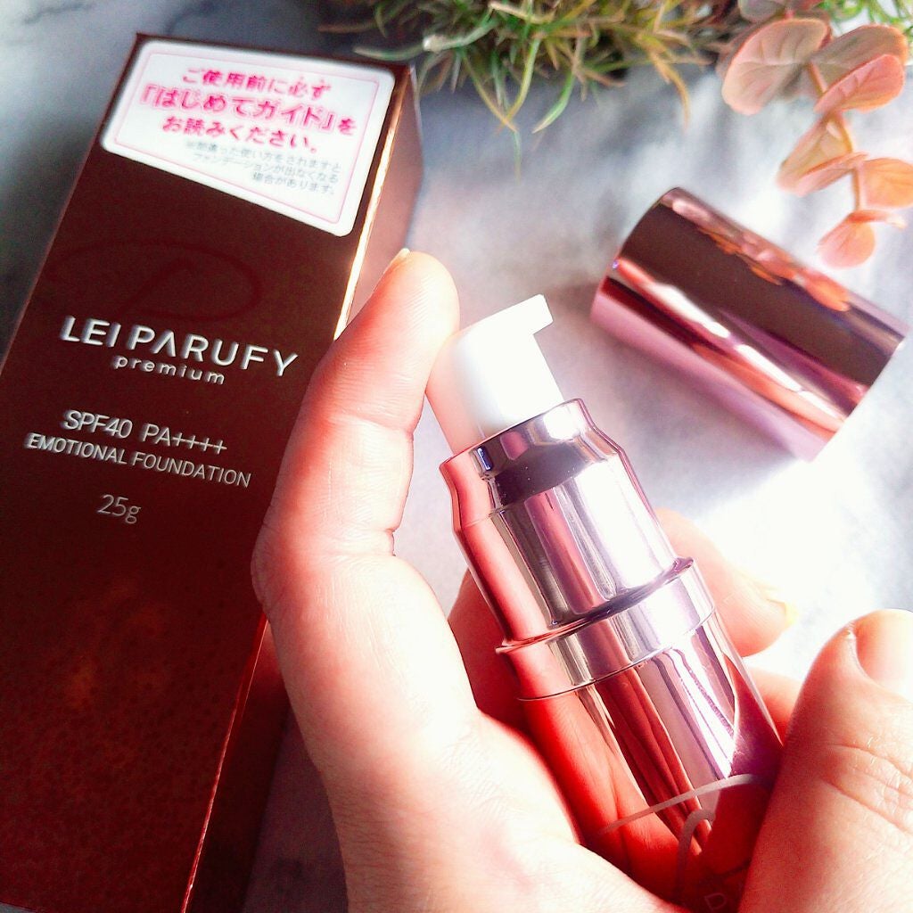 プレミアムエモーショナルファンデーション/LEI PARUFY/リキッドファンデーションを使ったクチコミ(2枚目)