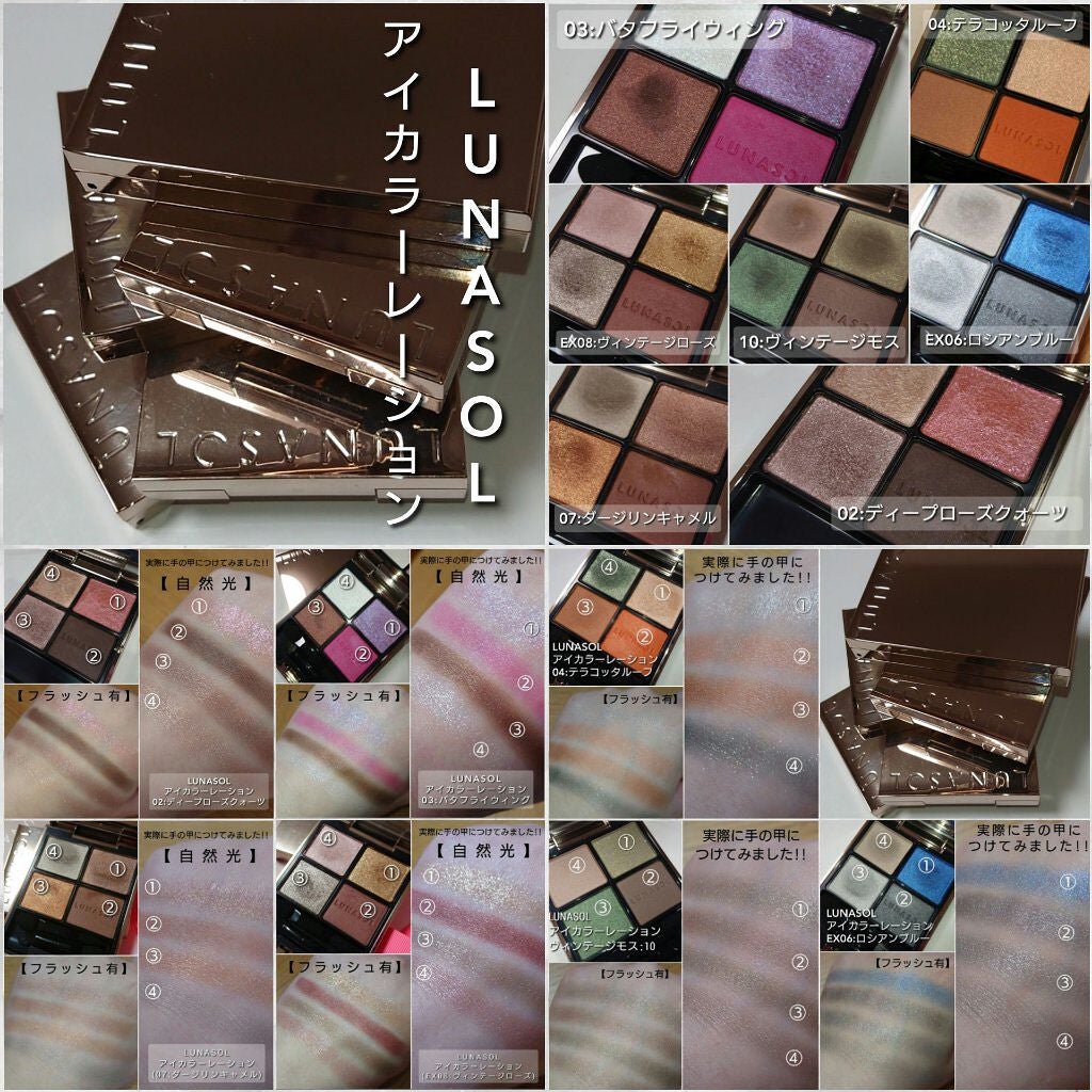 アイカラーレーション/LUNASOL/アイシャドウパレットを使ったクチコミ(5枚目)