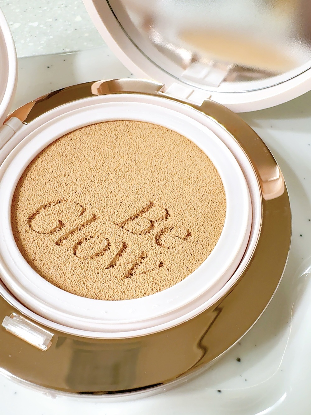 エスポア ビーグロー ボリュームクッション 23 ベージュ/espoir/クッションファンデーションを使ったクチコミ（3枚目）