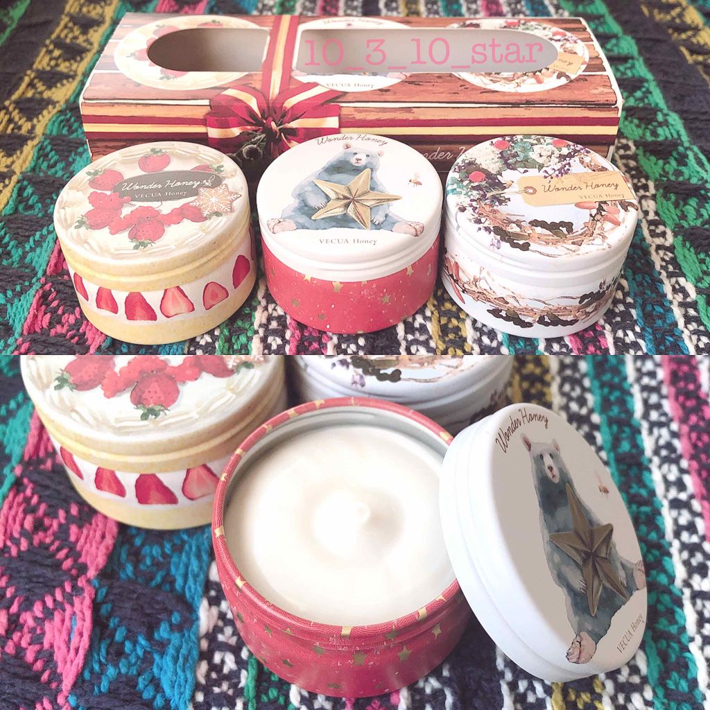 ワンダーハニー 濃蜜マルシェのクリームバーム ワンダーギフト/アニバーサリーギフト/VECUA Honey/その他キットセットを使ったクチコミ(3枚目)