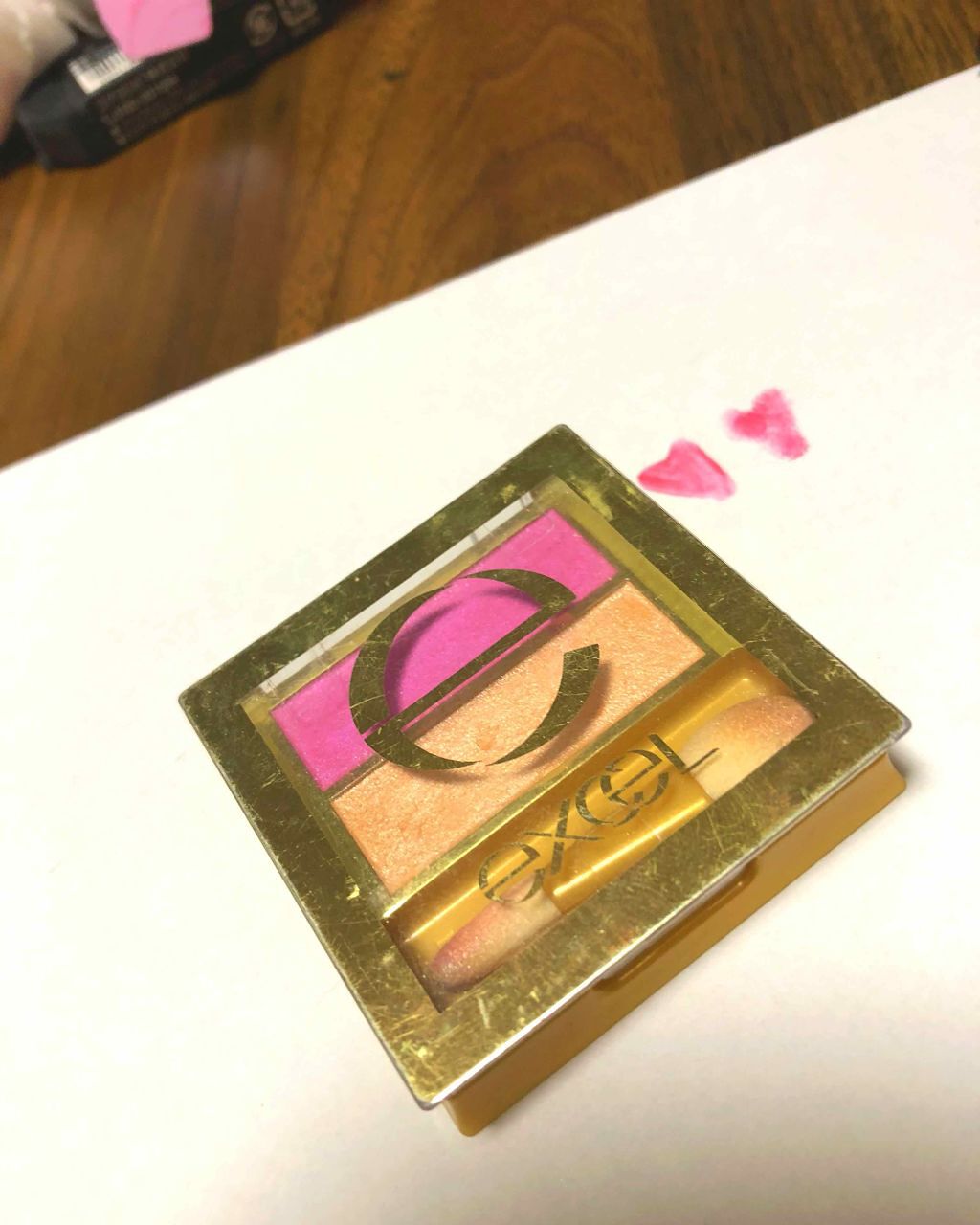 デュアルアイシャドウ N/excel/アイシャドウパレットを使ったクチコミ(1枚目)