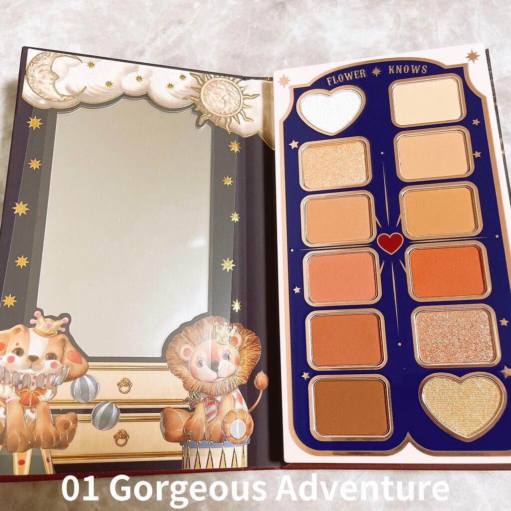 サーカスシリーズ12色アイシャドウパレット /FlowerKnows/アイシャドウパレットを使ったクチコミ(2枚目)