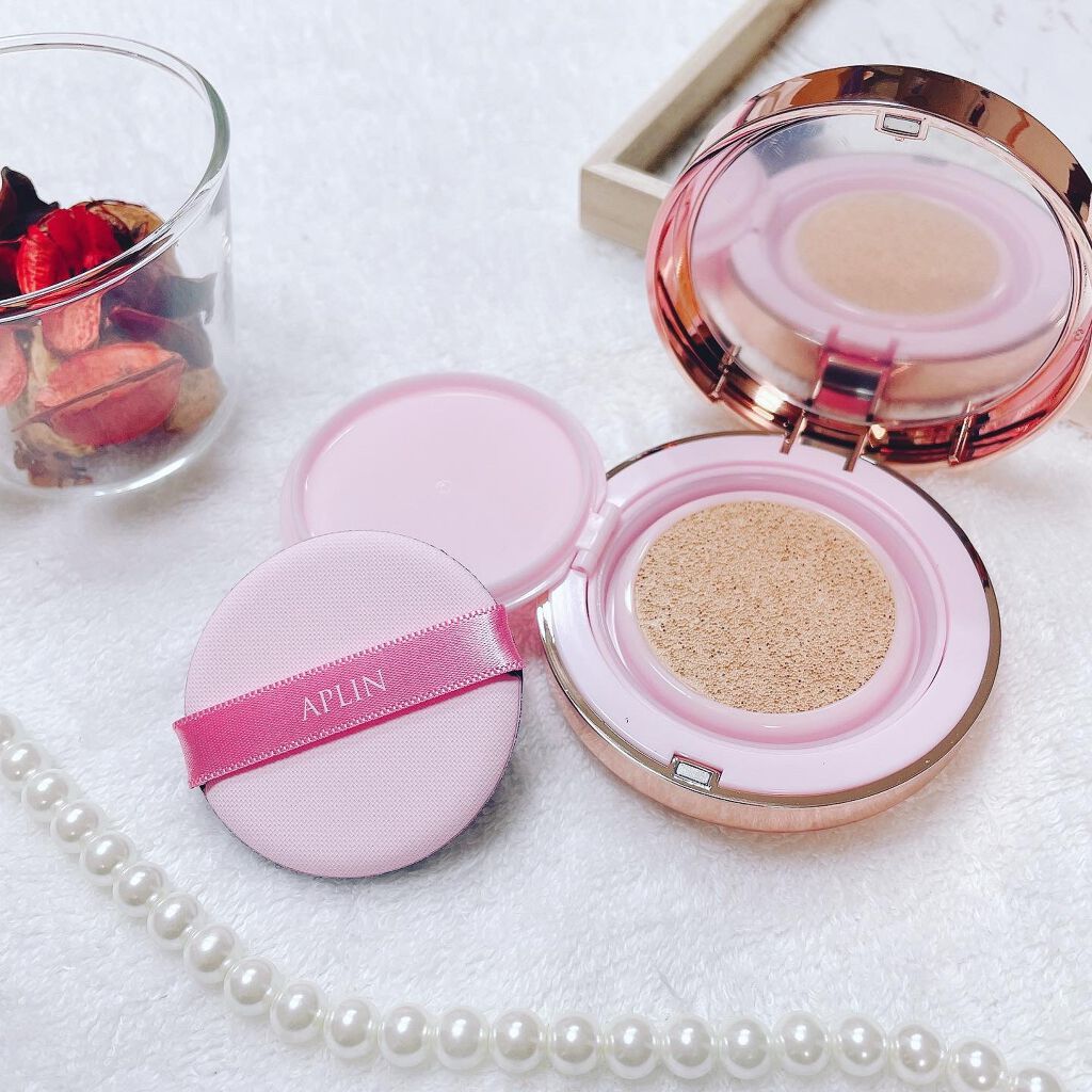 ピンクティーツリーカバークッション/APLIN/クッションファンデーションを使ったクチコミ（3枚目）