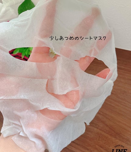 チェリーブロッサム コラーゲンマスク/REACNF/シートマスク・パックを使ったクチコミ(5枚目)