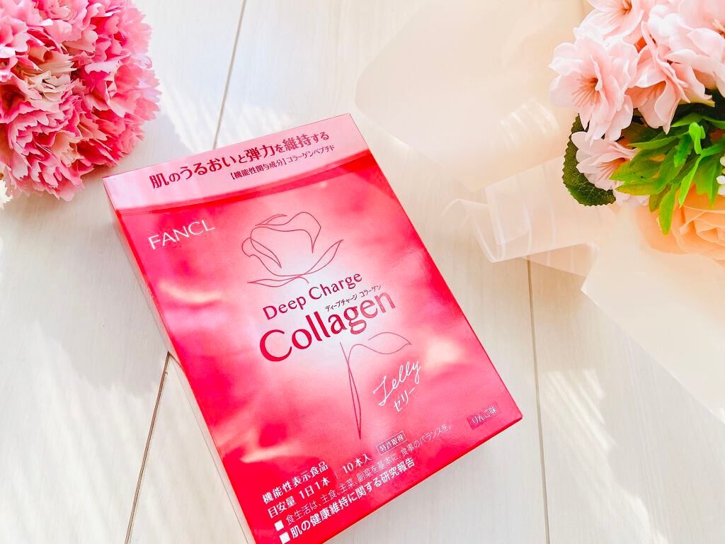 ディープチャージ コラーゲン スティックゼリー/ファンケル/美容サプリメントを使ったクチコミ(2枚目)