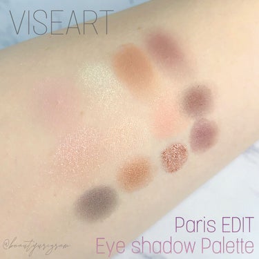 Paris EDIT Eye Shadow Palette/VISEART/パウダーアイシャドウを使ったクチコミ（2枚目）