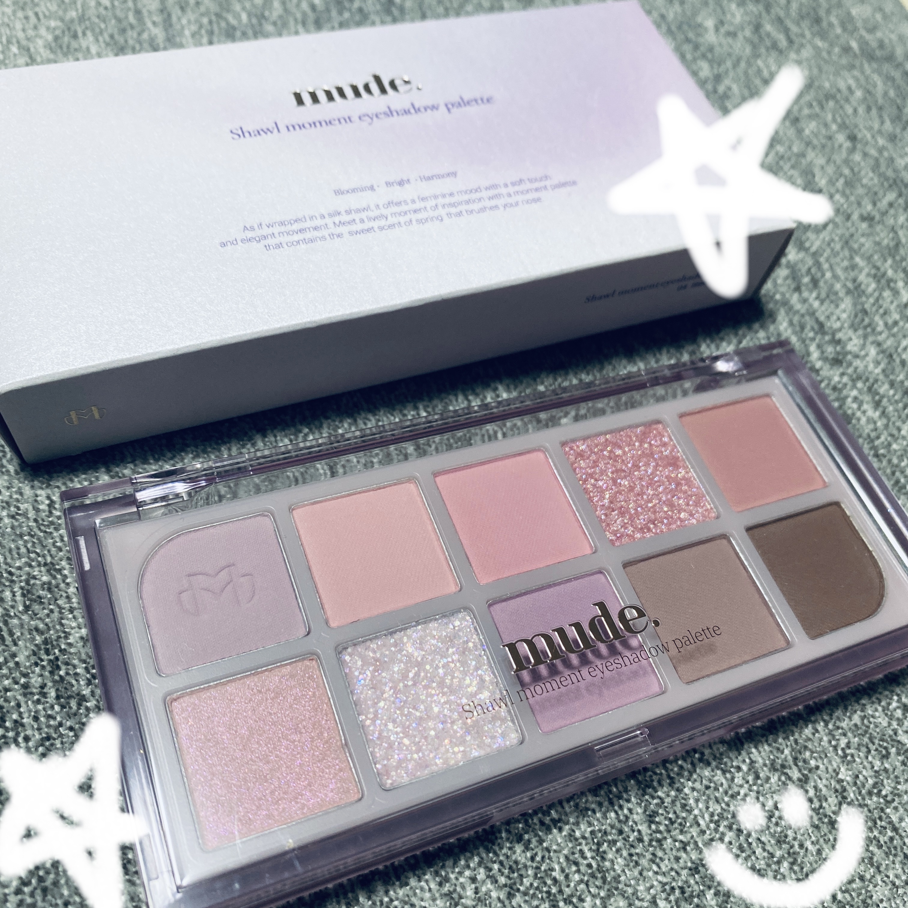 MDショールモーメント アイシャドウパレット/mude./アイシャドウパレットを使ったクチコミ（1枚目）