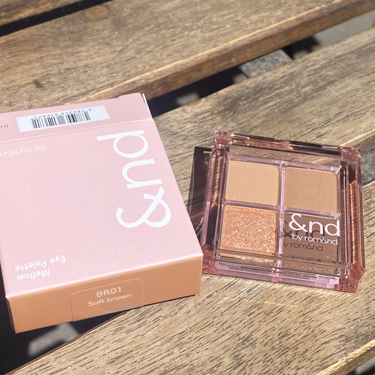 アンドバイロムアンド　メロウアイパレット BR02 アップルシナモン/&nd by rom&nd/アイシャドウパレットを使ったクチコミ（1枚目）