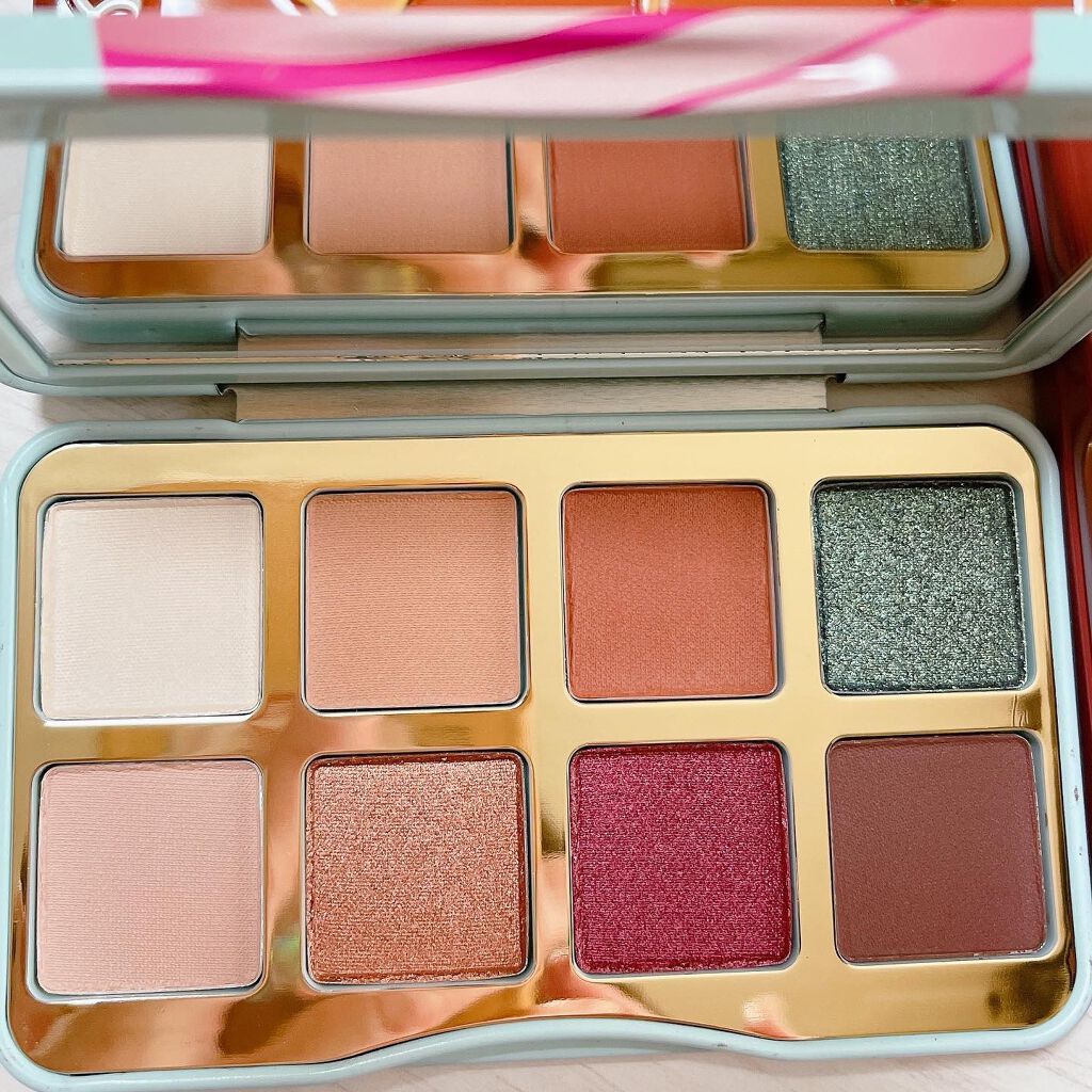 クリスマスコーヒー ミニ アイシャドウ パレット/Too Faced/アイシャドウパレットを使ったクチコミ(2枚目)