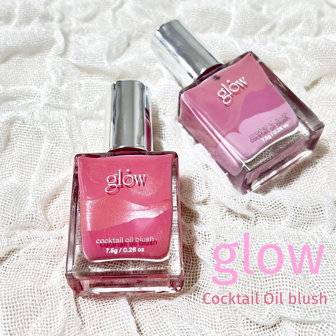 カクテルオイルブラッシャー/glow/リキッドチークを使ったクチコミ(1枚目)