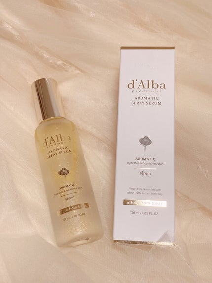 ホワイトトリュフファーストアロマティックスプレーセラム/ダルバ/ミスト状化粧水を使ったクチコミ(1枚目)