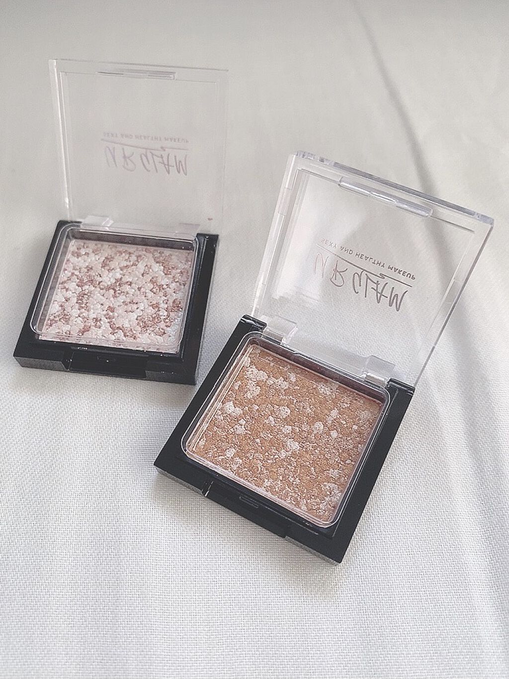 UR GLAM　MARBLE EYESHADOW 01/U R GLAM/単色アイシャドウを使ったクチコミ（2枚目）