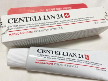 センテリアン24 マデカクリームのクチコミ「❤️シンプルに保湿&鎮静ケアするクリーム❤️
.
.
CENTELLAN 24
MADECA .....」（2枚目）