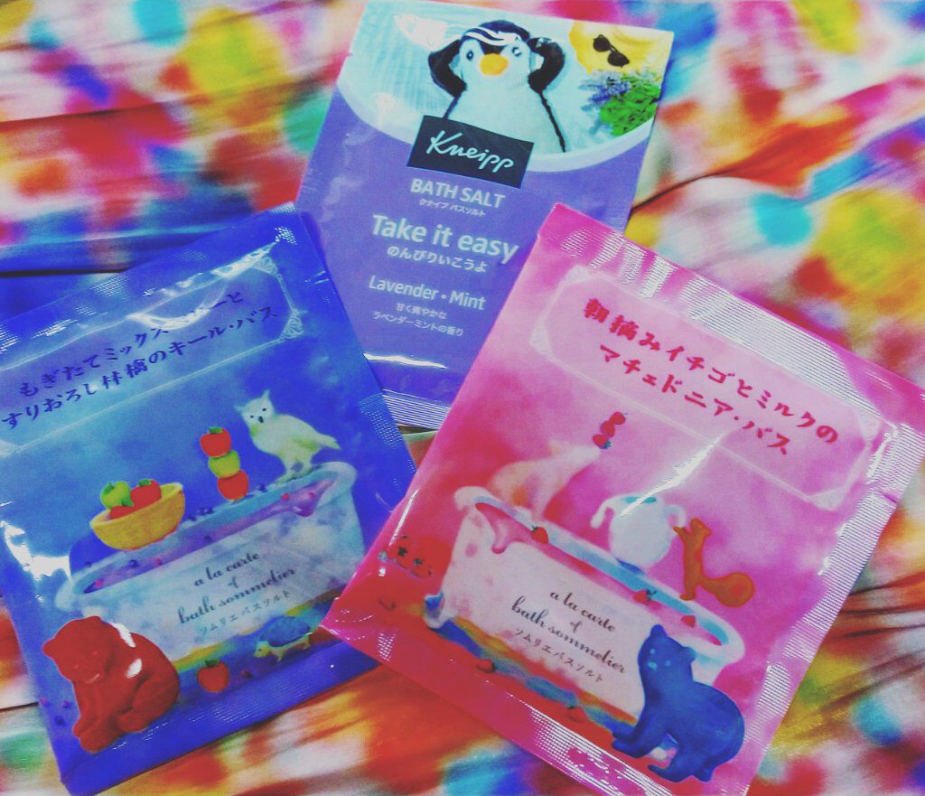 ソムリエ バスソルト 朝摘みイチゴとミルクのマチェドニア・バス/charley/無機塩系入浴剤を使ったクチコミ（1枚目）