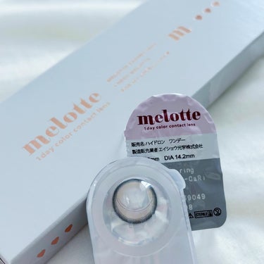 melotte 1day キャットリング/melotte/カラーコンタクトレンズを使ったクチコミ（2枚目）