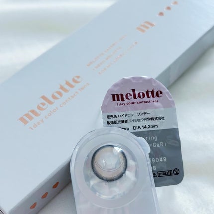 melotte 1day/melotte/ワンデー(1DAY)カラコンを使ったクチコミ(2枚目)