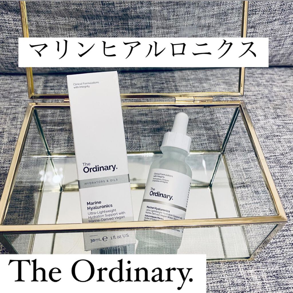 Marine Hyaluronics /The Ordinary/美容液を使ったクチコミ(1枚目)