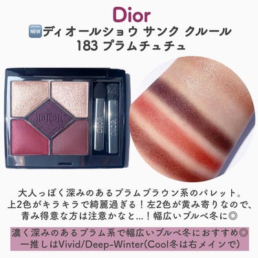 ディオールショウ サンク クルール/Dior/アイシャドウ by RIHO💄ブルベ冬夏のプロ