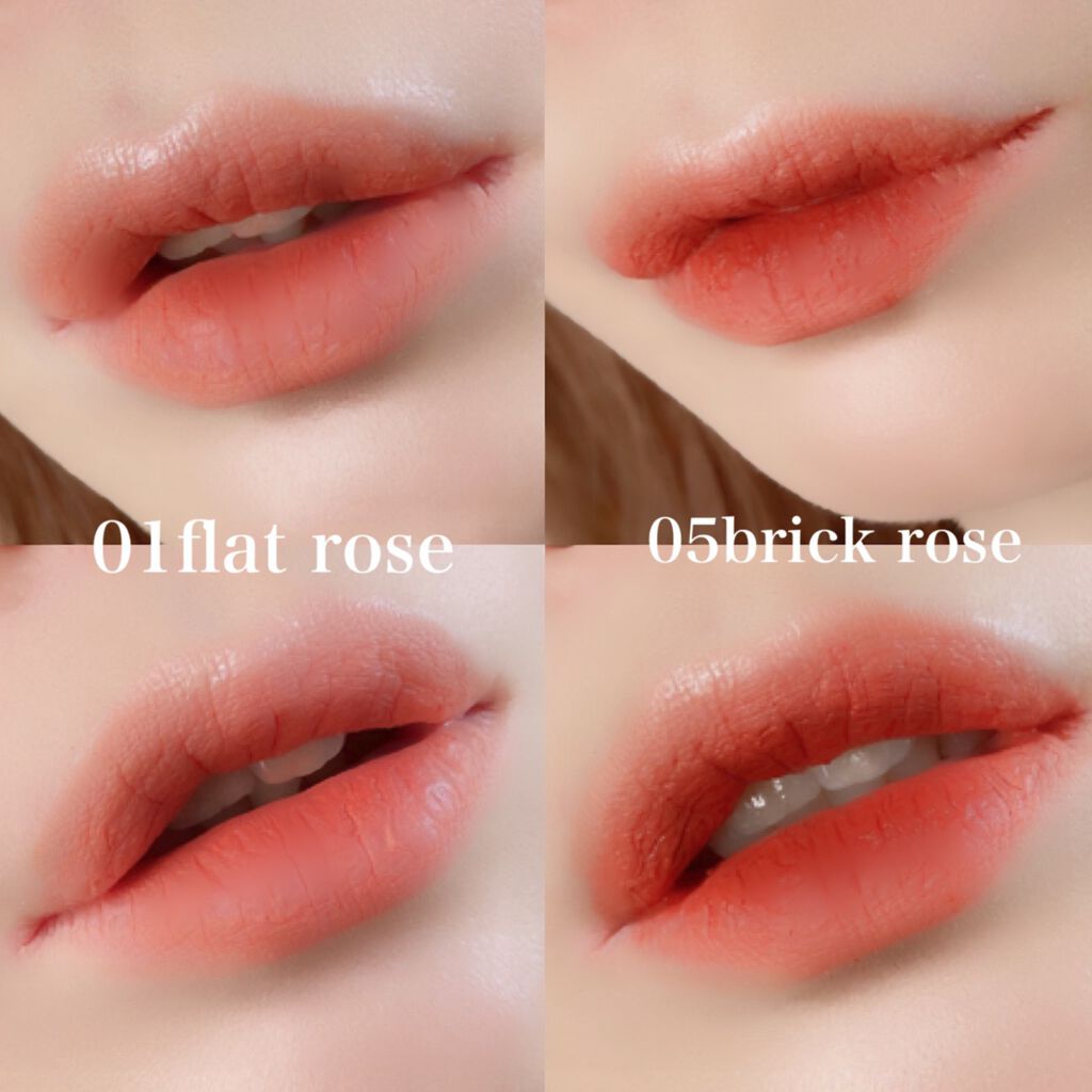 ブラーベルベットティント/dasique/リップティントを使ったクチコミ（3枚目）