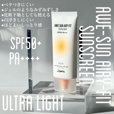 AWE・SUN AIRY-FIT Sunscreen/JUMISO/日焼け止め・UVケアを使ったクチコミ（2枚目）