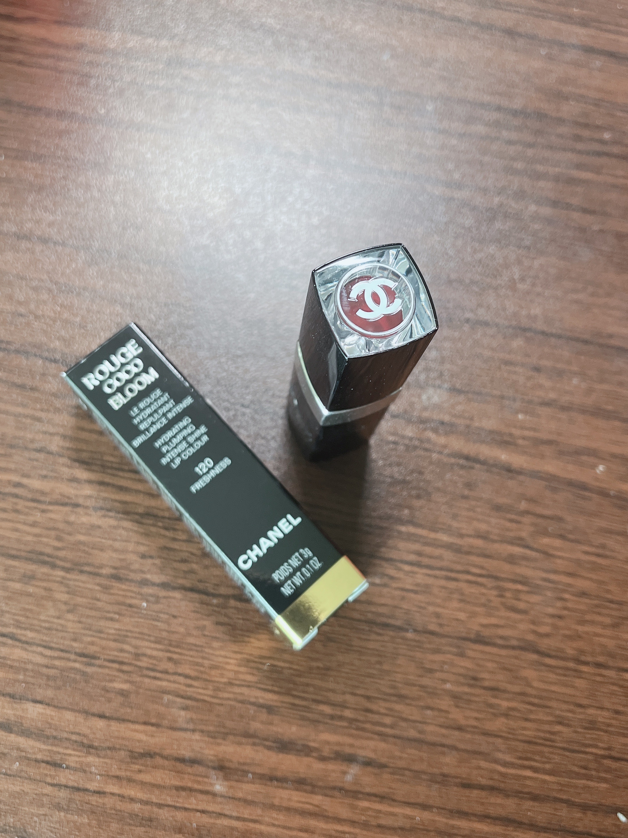 ルージュ ココ ブルーム  120 フレッシュネス/CHANEL/口紅を使ったクチコミ（1枚目）
