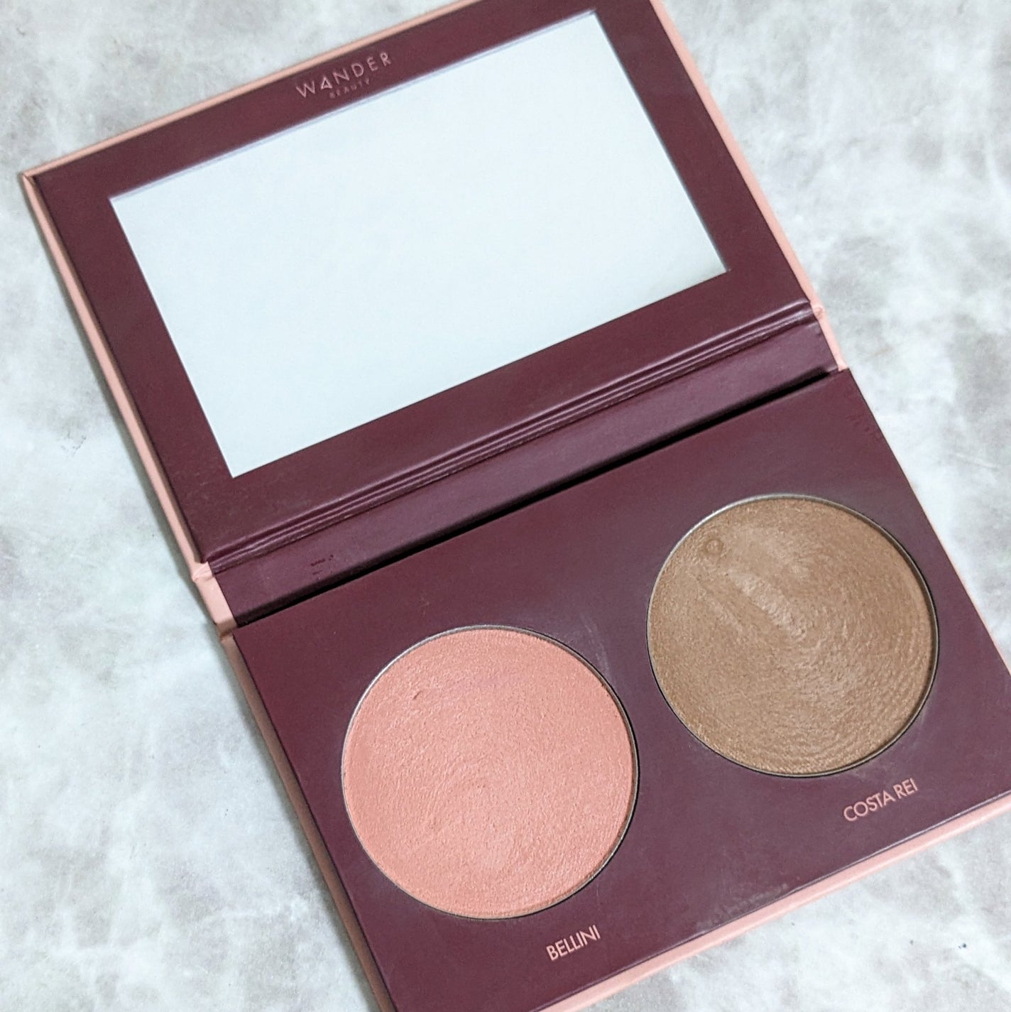 Trip For Two dual bronzer-blush palette/Wander Beauty/ブロンザーを使ったクチコミ(1枚目)