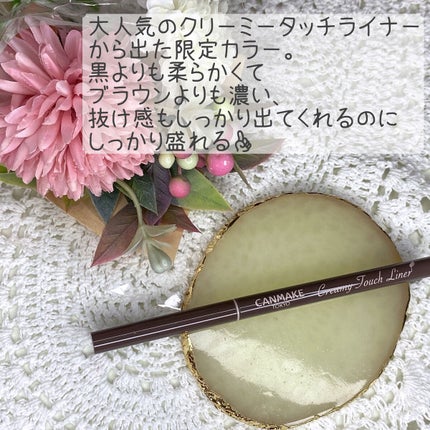 クリーミータッチライナー/キャンメイク/ジェルアイライナーを使ったクチコミ(2枚目)