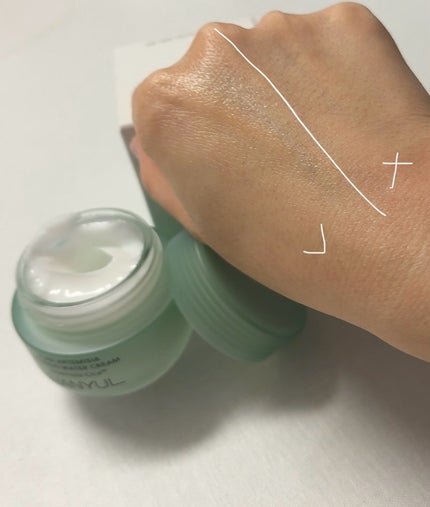 ピュアアルテミシア カーミングウォータークリーム/HANYUL(ハンユル)/フェイスクリームを使ったクチコミ(3枚目)