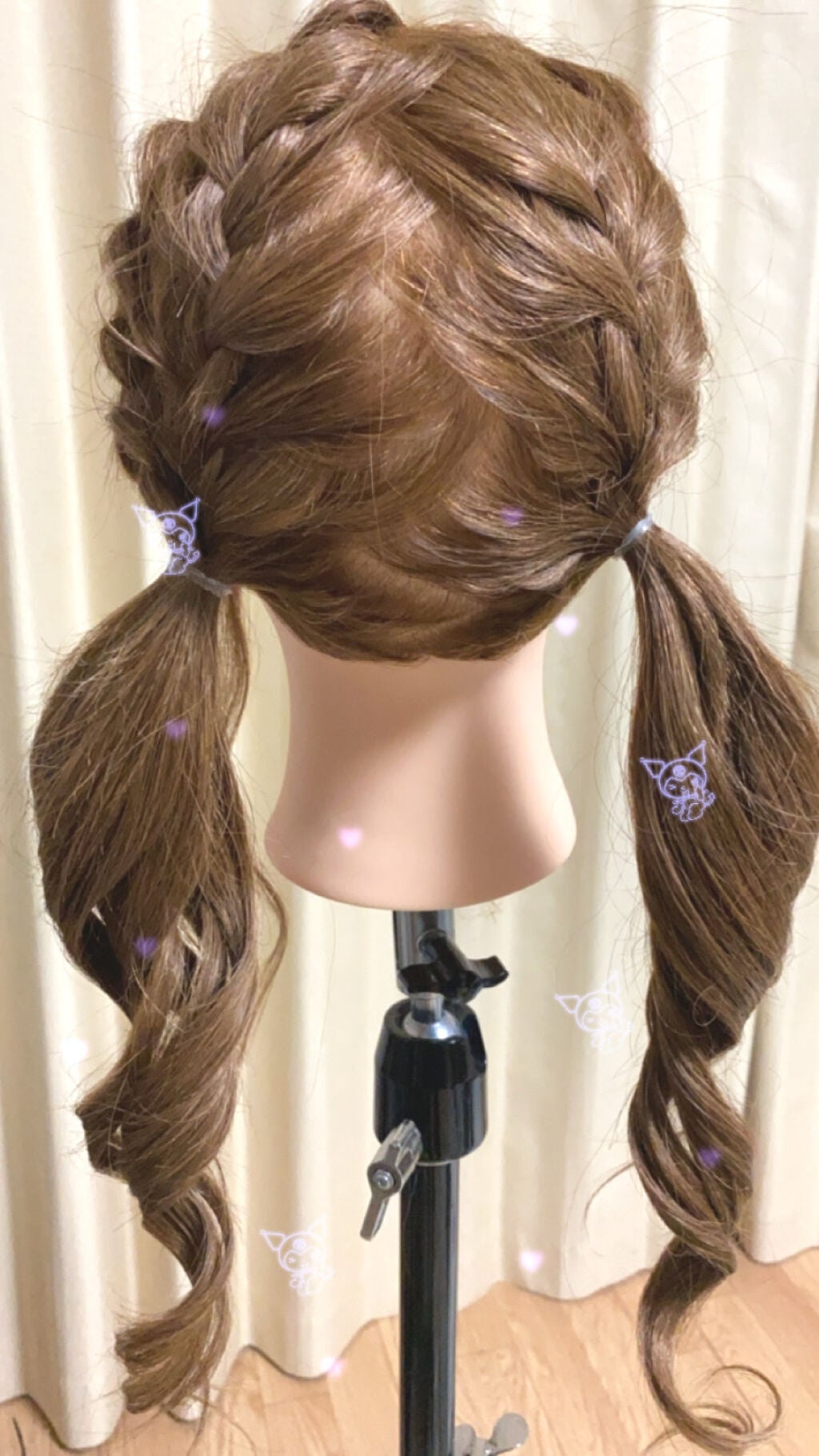 ナオミ on LIPS 「地雷ヘア💜アレンジてっぺんからギザギザにセンターをわける。てっ..」(2枚目)