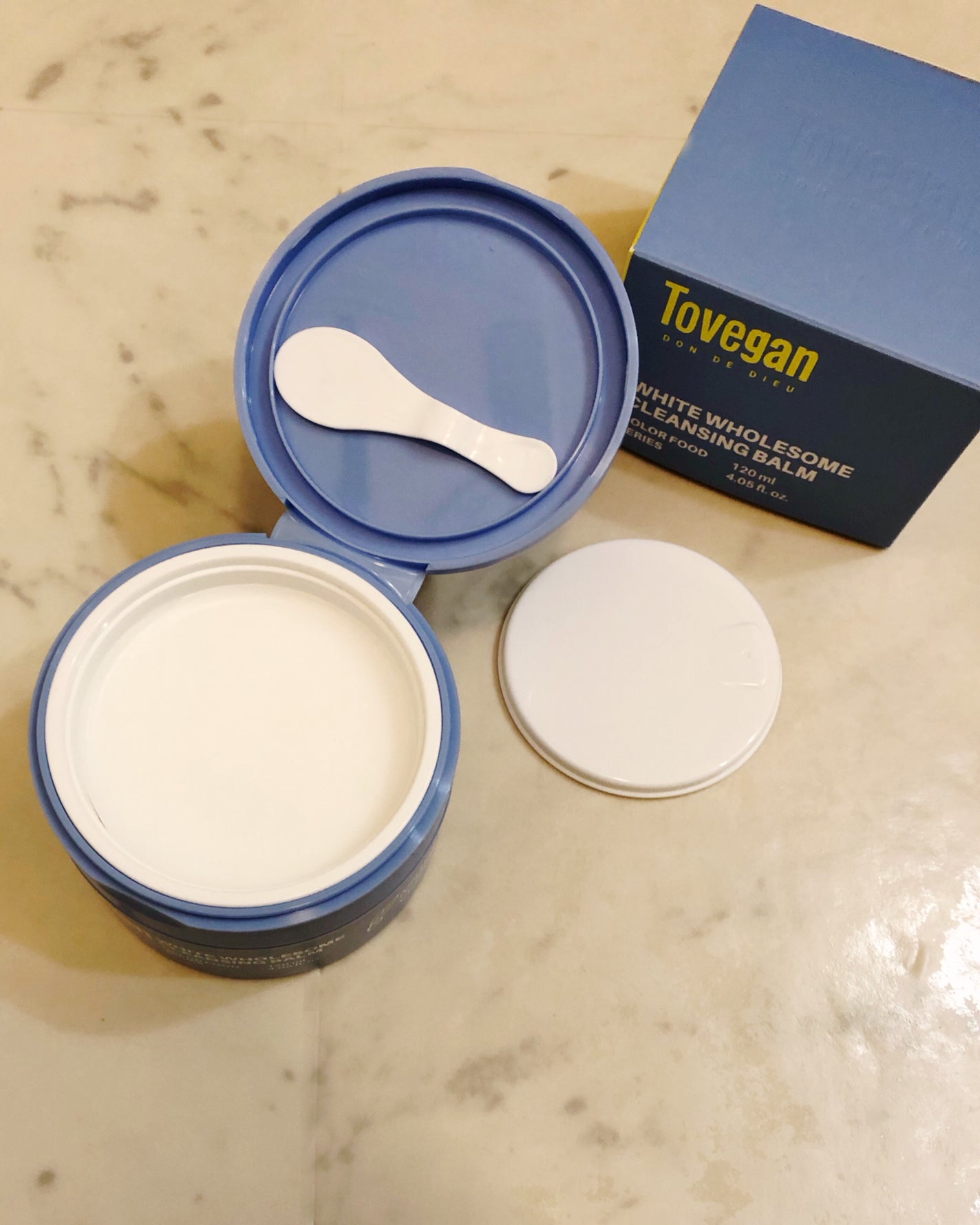 カラーフードシリーズホワイトホールサムクレンジングバーム/Tovegan/クレンジングバームを使ったクチコミ(2枚目)