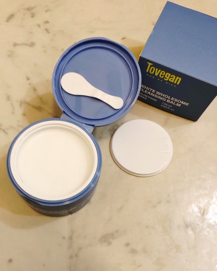 カラーフードシリーズホワイトホールサムクレンジングバーム/Tovegan/クレンジングバームを使ったクチコミ(2枚目)