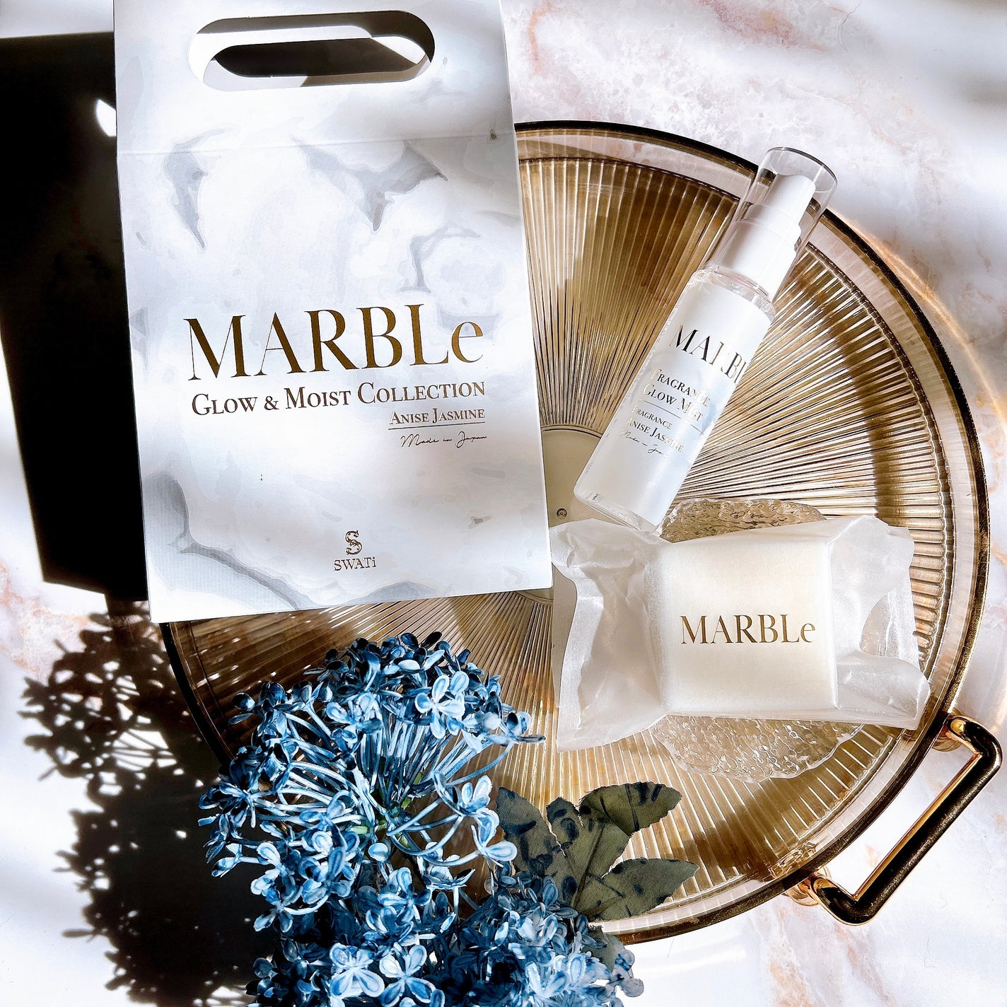 GLOW & MOIST COLLECTION/SWATi MARBLe/スキンケアキットを使ったクチコミ(1枚目)