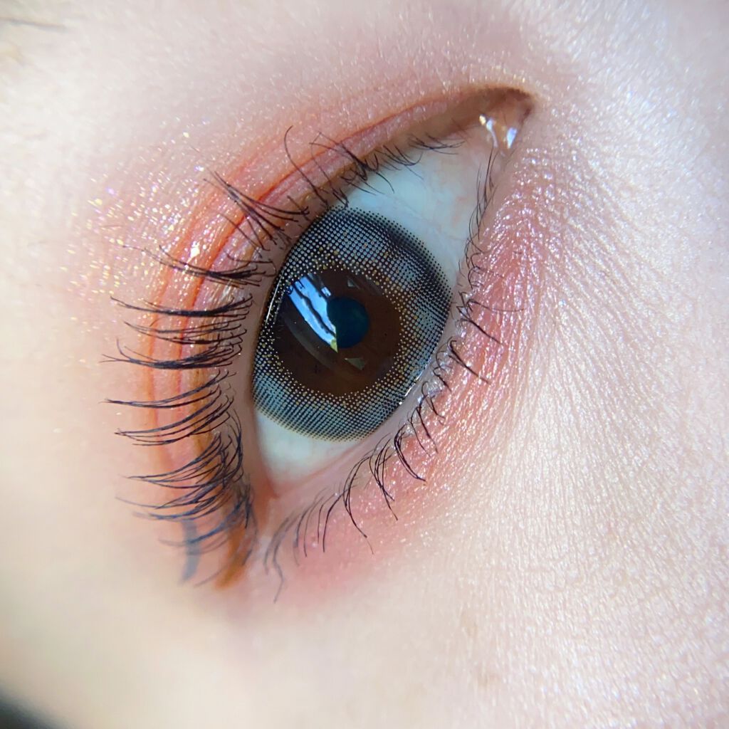 アイカラー ミジェット OR01/エレガンス クルーズ/ジェル・クリームアイシャドウを使ったクチコミ（3枚目）